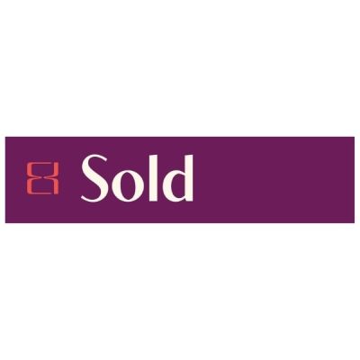 EN05C - OFFICE SOLD SIGN   6''X24'' - POLYSTYRENE PLASTIC Printed On One Side