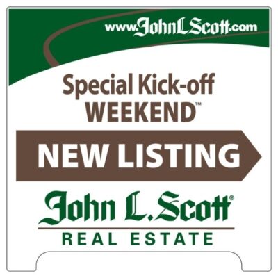 JL148 - SPECIAL KICK-OFF WEEKEND A-Board   24"X24" - Plywood Printed On Both Sides