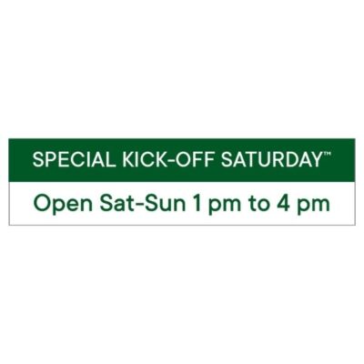 JL176 - SPECIAL KICK OFF WEEKEND Rider 6"X24" - Aluminum Composite Printed On Both Sides