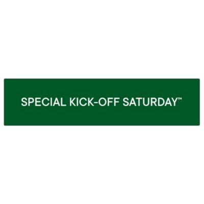 JL197 - SPECIAL KICK OFF SATURDAY Rider 6"X24" - Aluminum Composite Printed On Both Sides