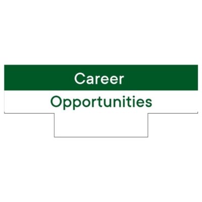 JL211 - CAREER OPPORTUNITIES A-Board Topper 6"X24" - Corrugated Plastic Printed On Both Sides