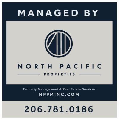 NP04C - OFFICE YARD SIGN - MANAGED BY 24"X24" - PLYWOOD Printed On Both Sides