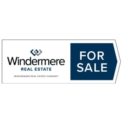 WN12 - GENERIC Directional Arrow 9"X24" - Corrugated Plastic Printed On Both Sides