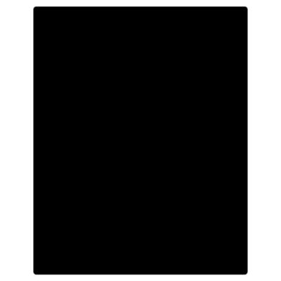 WN64 - W COLLECTION REPLACEMENT BACK PANEL (SOLID BLACK) 24"X30" - Plywood Printed On One Side