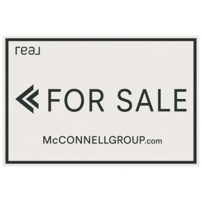 MG08C - OFFICE Directional ARROW   9''X24'' - CORRUGATED PLASTIC Printed On Both Sides